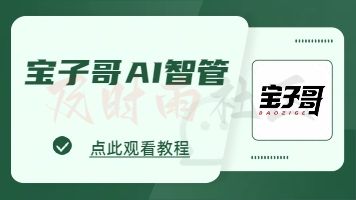 宝子哥AI智管教程